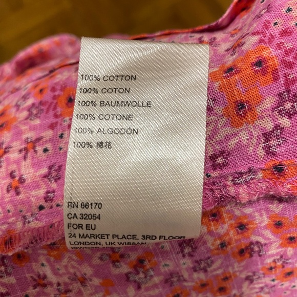 Free People I Found You Printed Top - Size XS - Picture 10 of 10